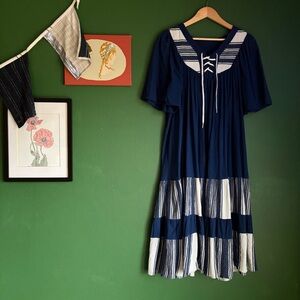 Vintage Ropa California Squaredance Muumuu Flowy dress size Large